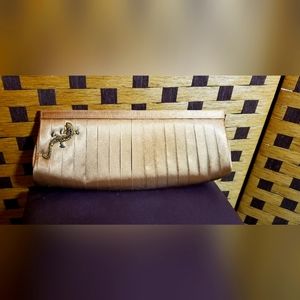 Preston & York Bronze Satin Evening Bag